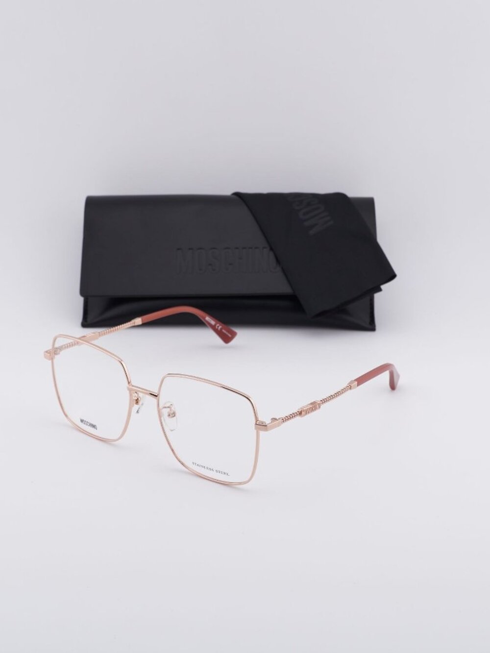 Moschino MOS615/G 0DDB 00 Butterfly Eyeglasses 56mm - Gold
